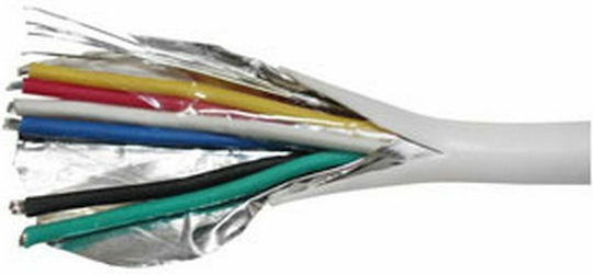 Adeleq Alarm Cable with Diameter 6x0.22mm² 1m