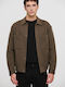 Μακρυμάνικo Overshirt Χακί