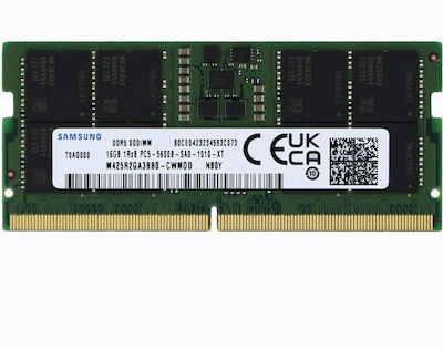 Samsung 16GB DDR5 RAM cu Viteză 5600 pentru Laptop