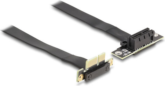DeLock Κάρτα Riser για Κάθετη Τοποθέτηση PCI Express x1 male 90° angled σε x1 90° angled 88042