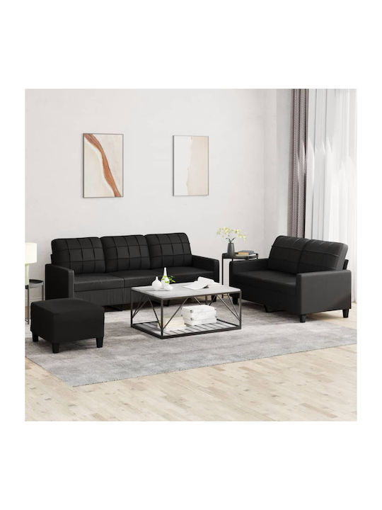 Σετ Σαλονιού 3-Sitzer & 2-Sitzer & Hocker