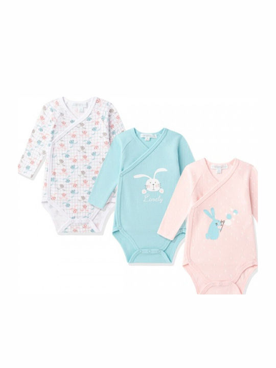 Amomi Set Babystrampler Langärmliges Mehrfarbig 3Stück