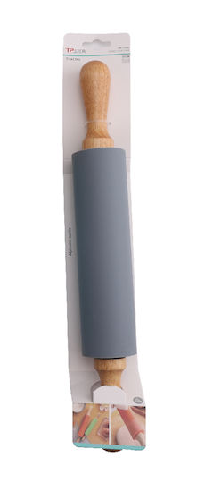 Tpster Role Din Lemn Pentru Bucătărie Gri 38cm Diametru 5.5cm Tpster Role Din Lemn Pentru Bucătărie Gri 38cm Diametru 5.5cm