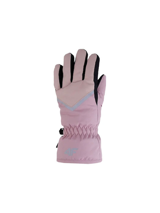 4F Γυναικεία Γάντια Σκι & Snowboard Ροζ