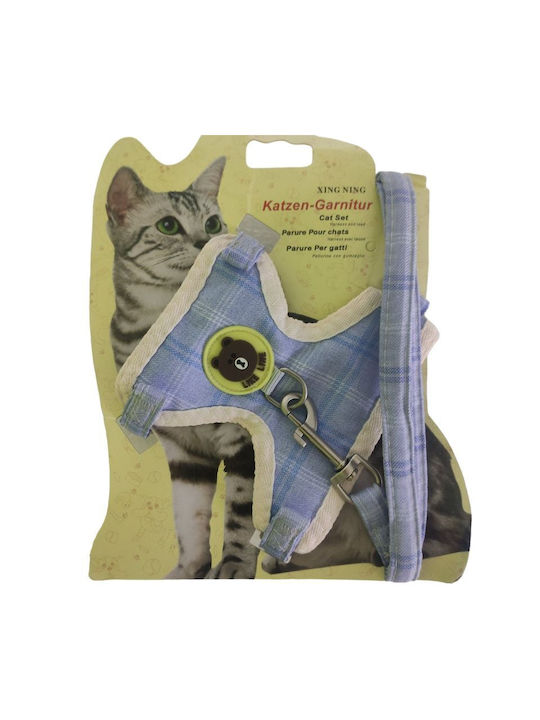 Rolinger Katzenleine mit Anleitung Blau Rolinger Katzenleine mit Anleitung Blau