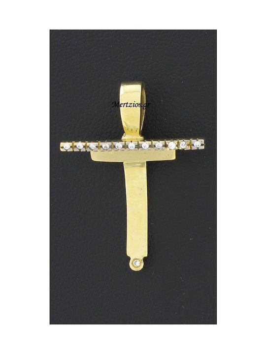 Mertzios.gr Gold Cross 14K