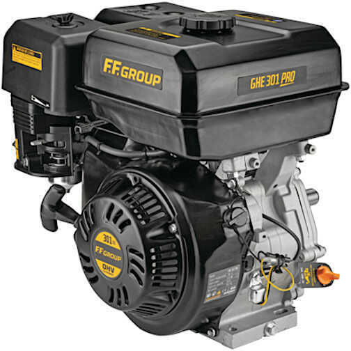 FFG Ghe 301 Q Pro Gasoline Engine 4 Stroke 301cc 10hp Horizontal Axis with Keyway and Starter (Tank 6.8lt)