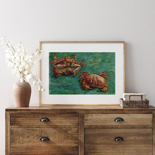 Walls "two Crabs", 1889 Ramă Copie după Van Gogh Lemn 50x40cm