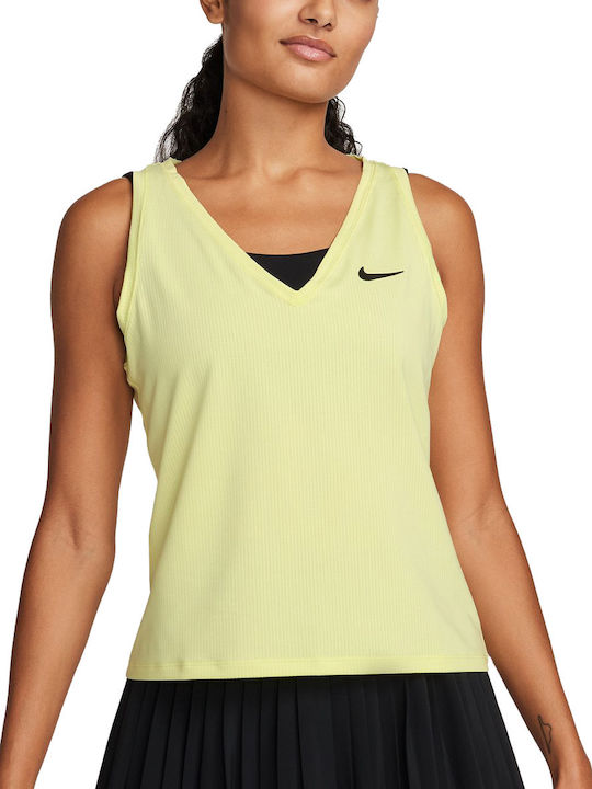 Nike Γυναικεία Αθλητική Μπλούζα Αμάνικη Πράσινη