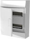 Abb Electrical Fuse Box Wall Mounted, 2 Rows, 12 Elements