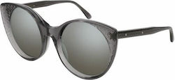 Bottega Veneta Sonnenbrillen Gray mit Kunststoff Gestell Bottega Veneta Sonnenbrillen Gray mit Kunststoff Gestell