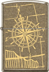 Zippo Αναπτήρας Φλόγας Antique Brass