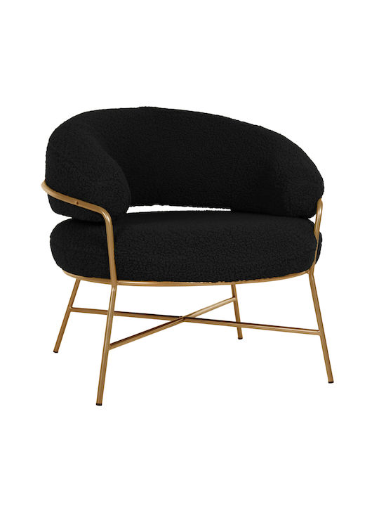 Trudi Armchair Black 84x79x76cm