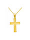 Men's Gold Cross 14K with Chain