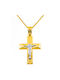 Men's Gold Cross 14K with Chain