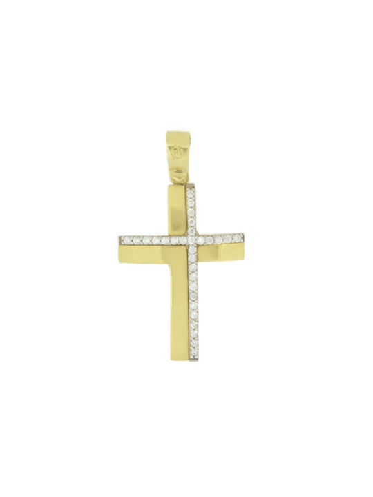 Femeiesc Aur Cruce 14K