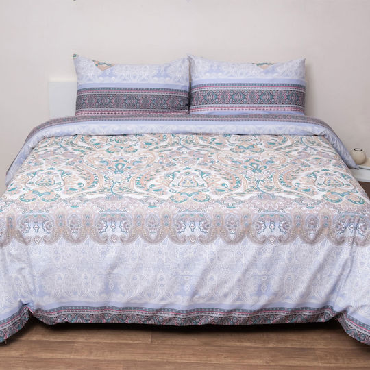 Viopros Duvet Set Single 160x240cm Fresh Jasmine 2pcs
