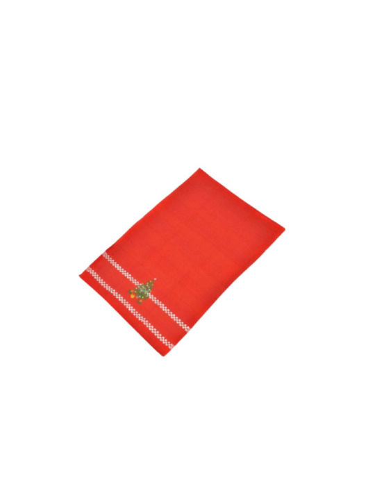 Christmas Towel Red L60xW40cm 1pcs