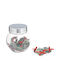 Fééric Lights and Christmas Set Christmas Vases Transparent L7.5xW5.3cm. 8pcs