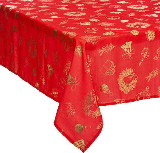 A-s Christmas Tablecloth Gold L240xW140cm.