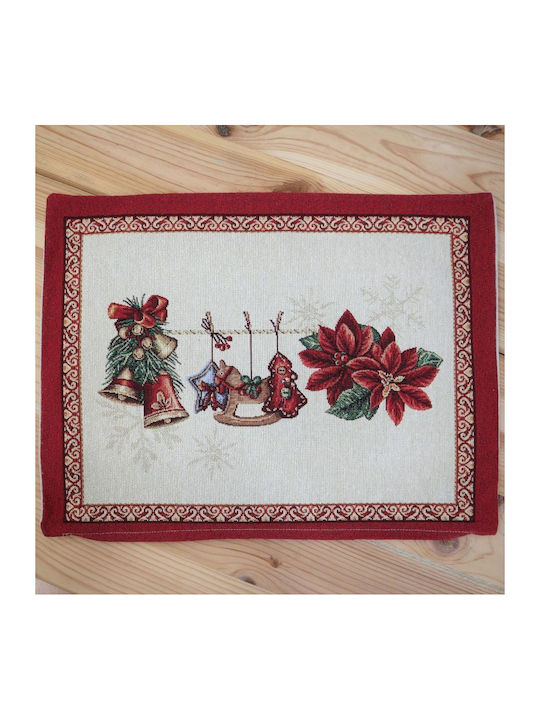 Dimeco Christmas Placemats Red 1pcs