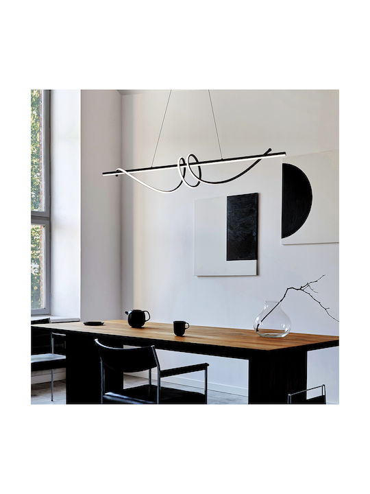Viokef Claudia Pendant Light Gold Rail 120x21x1...