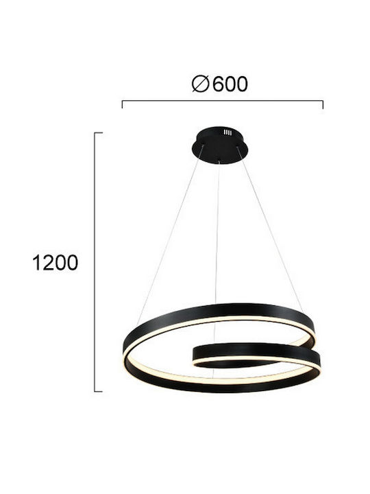 Viokef Pendant Light Black Rail