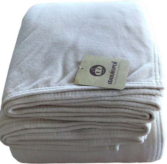 Manterol Casa Arica 001 Spanische Decke Fleece Einlagig 160x240cm Beige