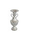 SilverBrand.gr Decorative Vase Silver 7x19cm