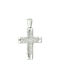 Women's White Gold Cross 14K