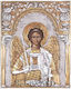 SilverBrand.gr Εικόνα Архангел Михаил Silver 28x22см.