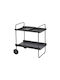 Zone Denmark Free Standing Wine Rack with Wheels Black 60.6x40.5x66.4cm