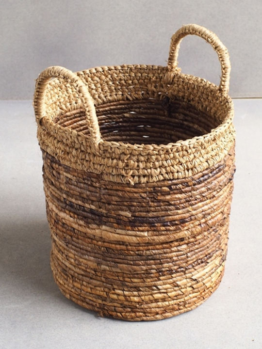 Wicker Decorative Basket Natural 40x40x46cm Ravenna