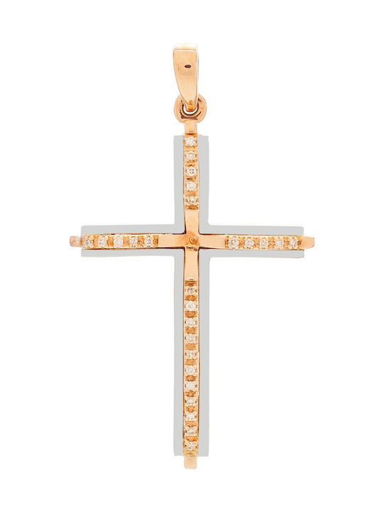 Vitopoulos Damen Gold Kreuz 18K