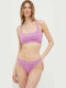 Emporio Armani Underwear Set with Sports Bra & Brazil Purple