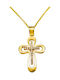 Women's Gold Cross 14K with Chain