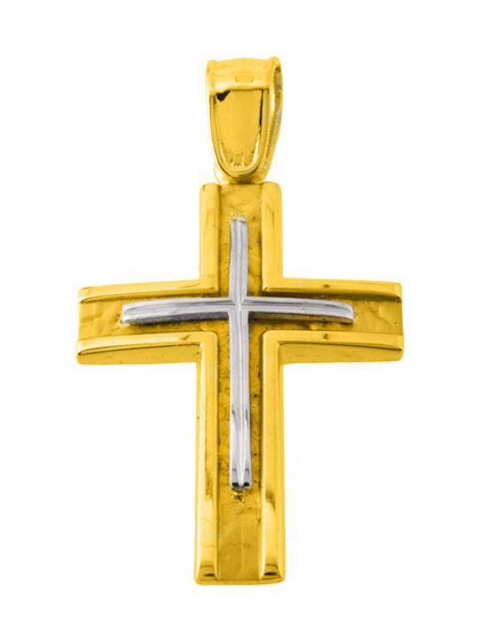 Herren Gold Kreuz 9K