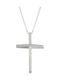 Women's White Gold Cross 14K