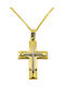 Men's Gold Cross 14K with Chain