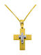 Women's Gold Cross 14K with Chain