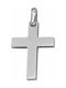 White Gold Cross 14K