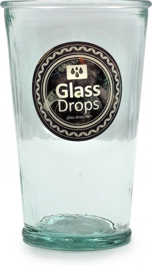 Glass Drops Glas Wasser aus Glas in Grün Farbe 300ml