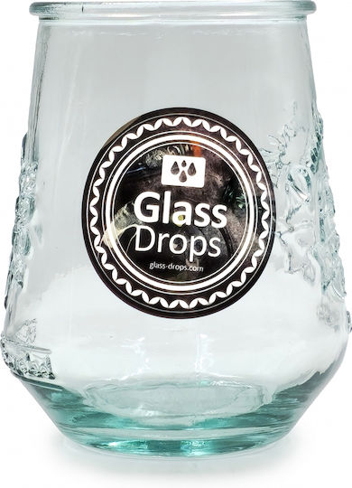 Glass Drops Glas Wasser aus Glas in Grün Farbe 400ml