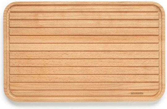 Brabantia Επιφάνεια Κοπής για Ψωμί Ξύλινη Πράσινη 40x25cm