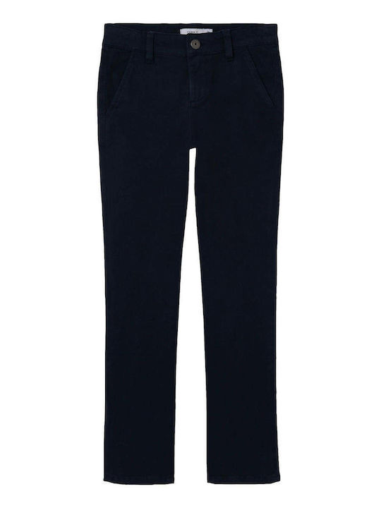 Name It Boys Fabric Chino Trouser Navy Blue