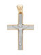 Vitopoulos Herren Gold Kreuz 14K