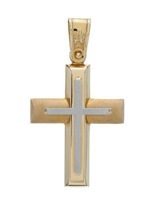 Vitopoulos Men's Gold Cross 14K