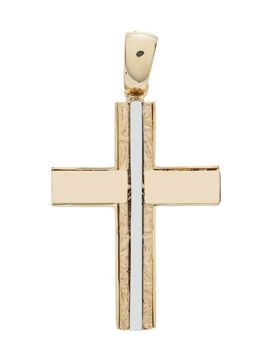 Vitopoulos Men's Gold Cross 14K