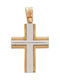 Vitopoulos Herren Gold Kreuz 14K