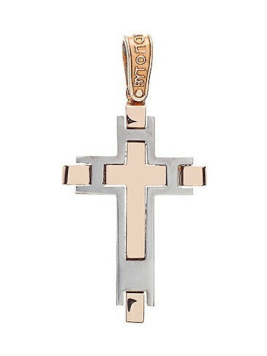 Vitopoulos Women's White Gold Cross 14K